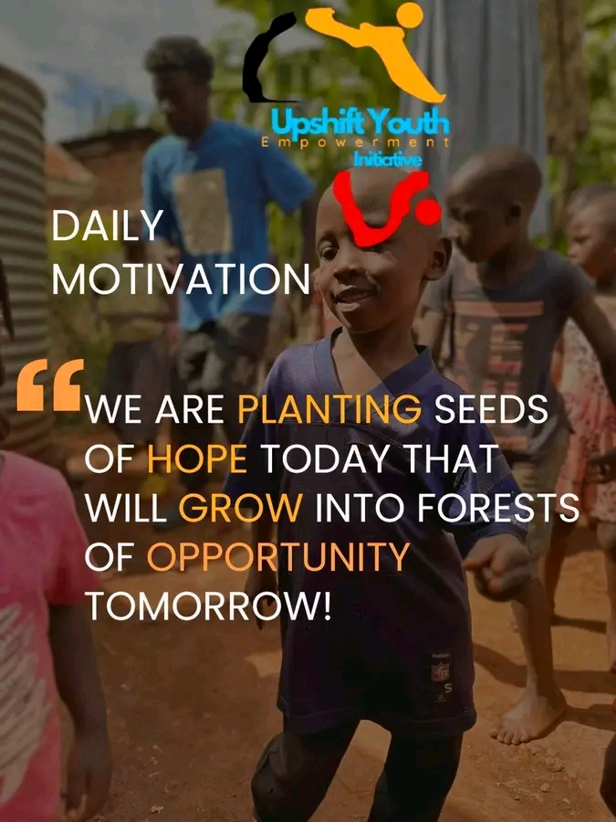 Daily motivation poster UpshiftYouthempowermentInitiative-USYEI